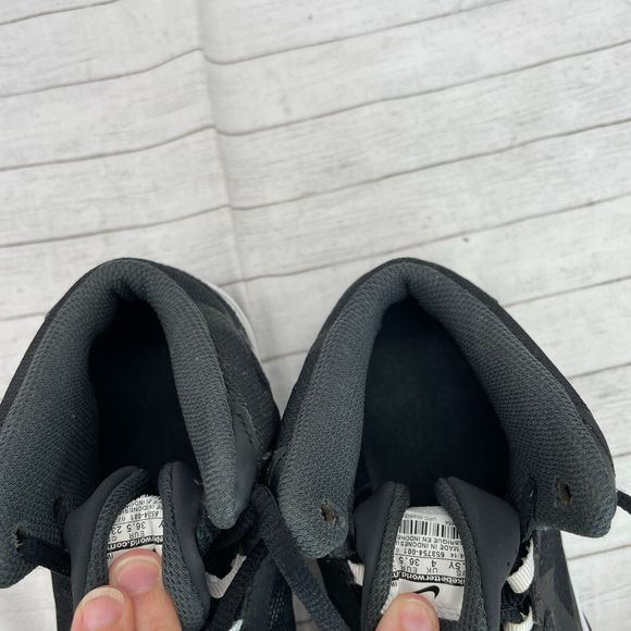 Nike Air Max Stutter Step 2 Size 4.5 Youth Black Basketball Shoes 653754 001 - Picture 7 of 11